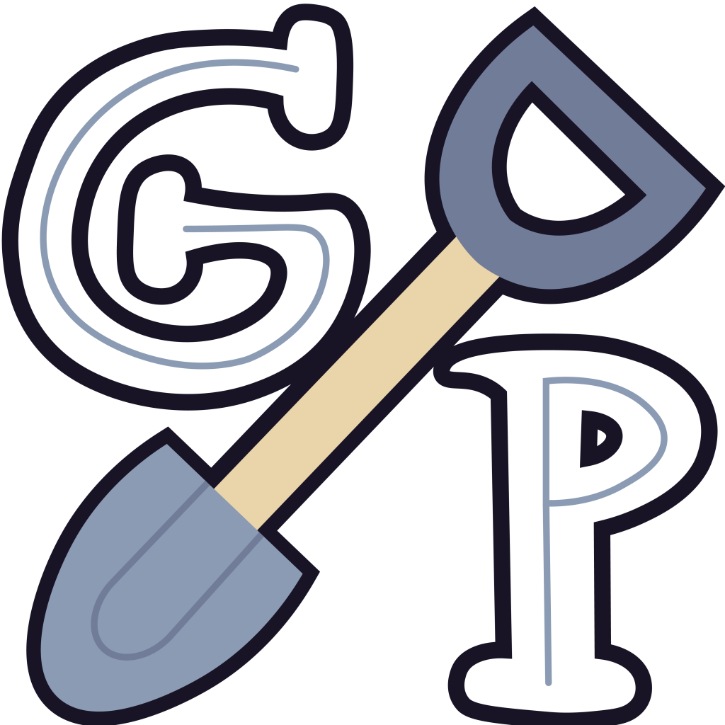The logo for Grim Pickings.